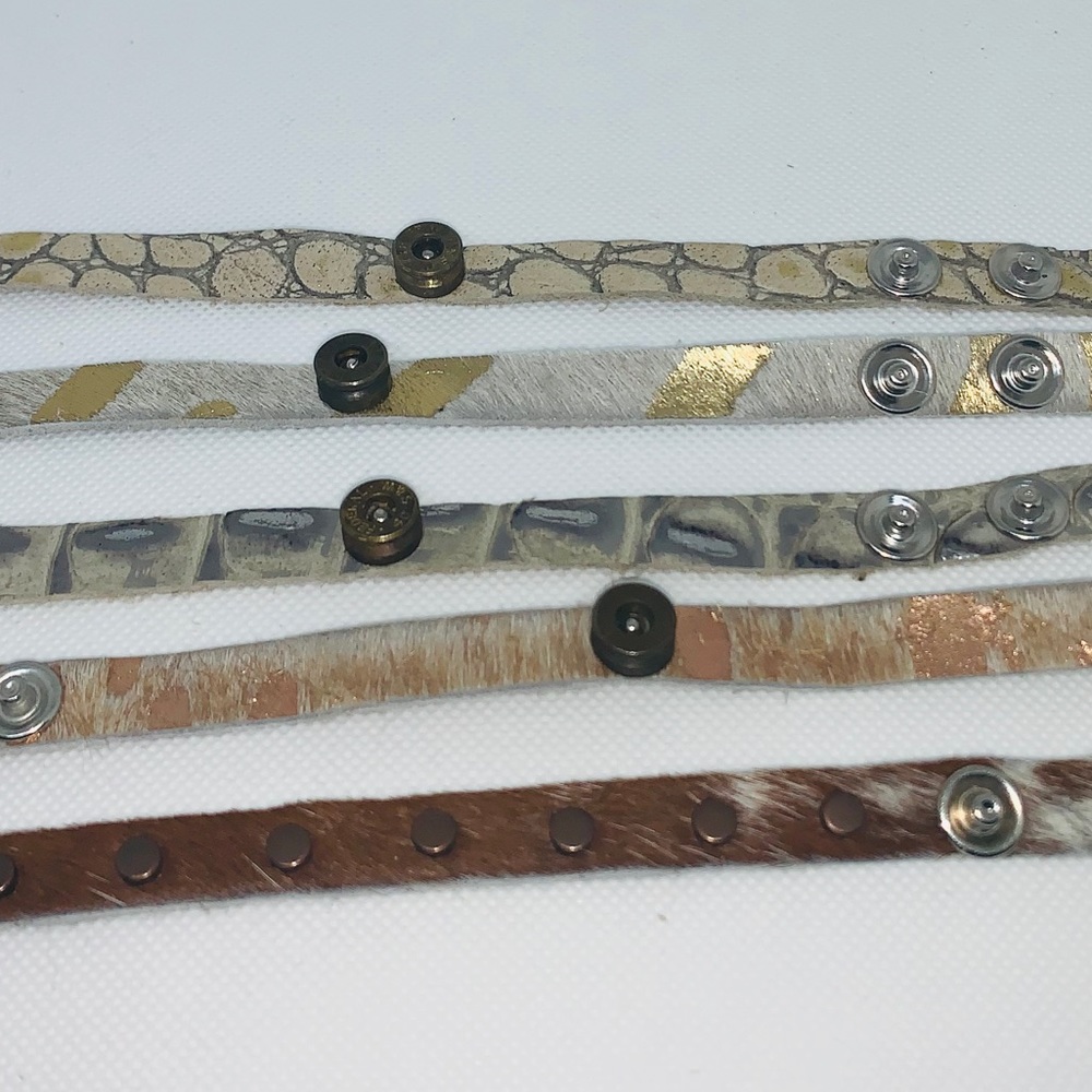 🎁🎁STOCKINGS! Real Leather Hide Bracelets